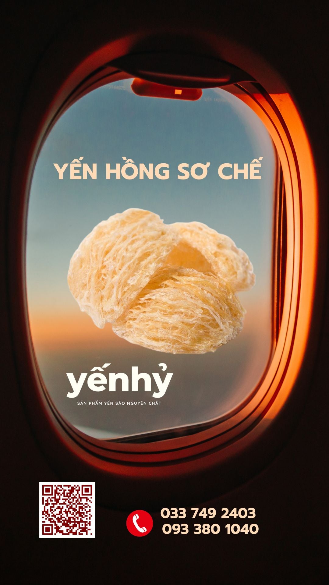 Yến Sơ Chế Hồng